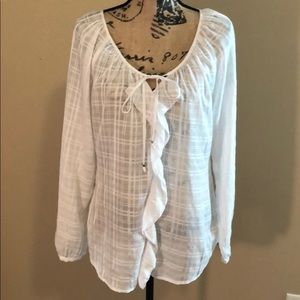 Whbm size L blouse